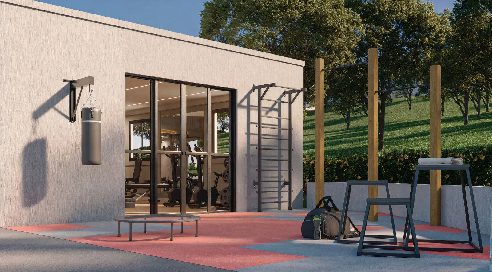 Espaço Fitness Externo, Città Bene Riva Residence